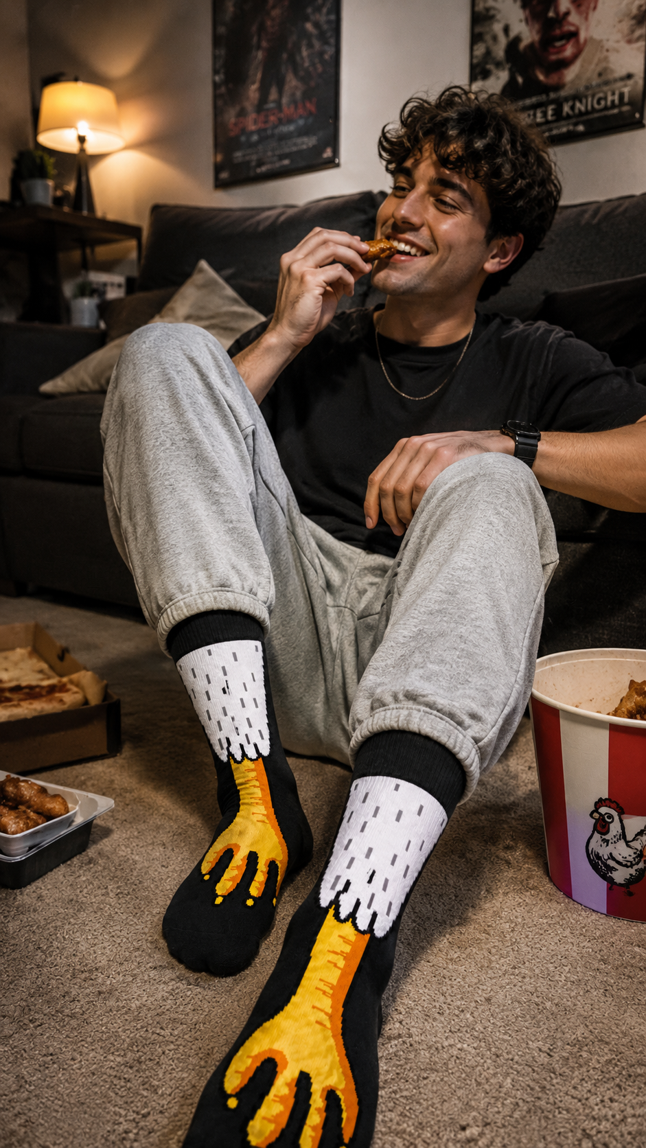Black Rooster Leg